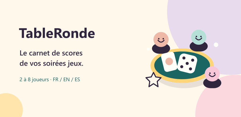 TableRonde : un carnet de scores pour les jeux de société
